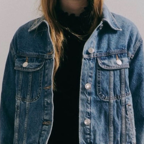 ZARA TRF DENIM JACKET - Picture 5 of 7